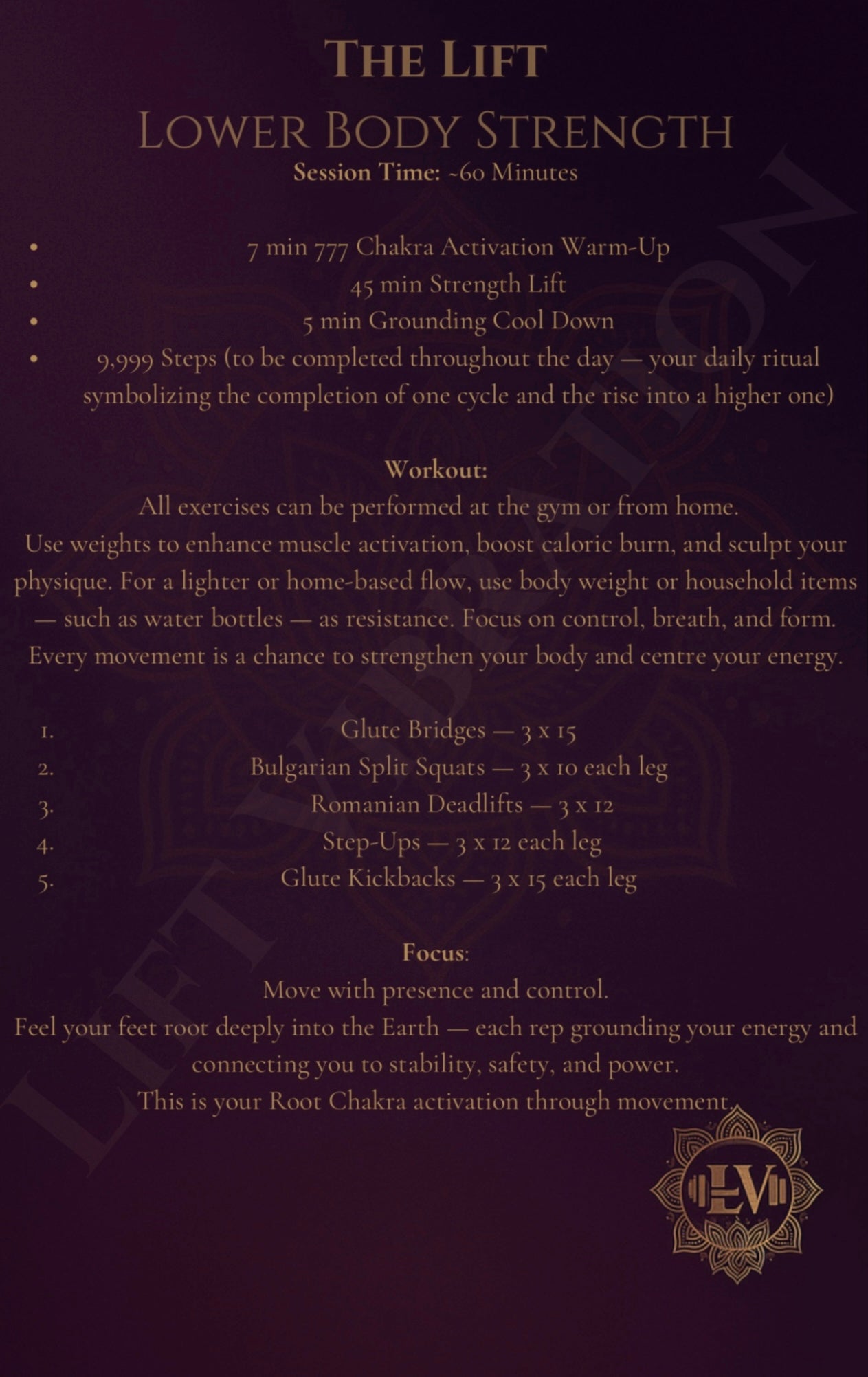 Lift Vibration: Rise Guide ✨ A 14-Day Journey to Strengthen Your Body and Elevate Your Spirit 🌙